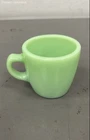 Fire-King Jadeite Restaurant Ware Coffee Mug Green Milk Glass Vintage Cup