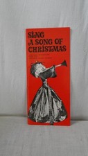 1966 "Sing A Song of Christmas" Norcross Design Studios Decorations Booklet EUC