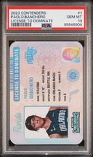 2023 CONTENDERS LICENSE TO DOMINATE #1 PAOLO BANCHERO PSA 10