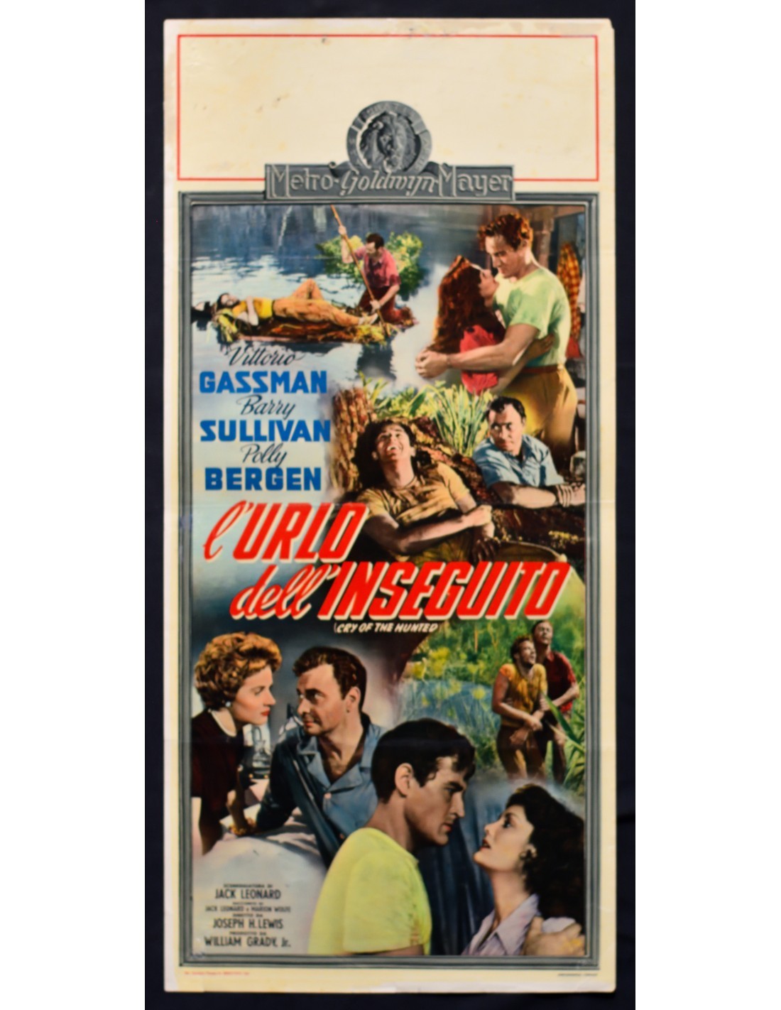 Locandina originale film L'urlo dell'inseguito (1953) - Regia di Joseph H. Lewis