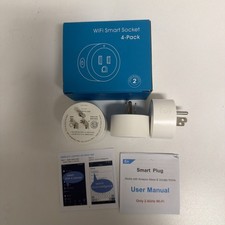 Smart Socket WiFi 4 Pack White YX-WS01 Smart ...