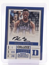 HARRY GILES III 2017 CONTENDERS DRAFT PICKS COLLEGE TICKET ROOKIE AUTO #61 Q0014