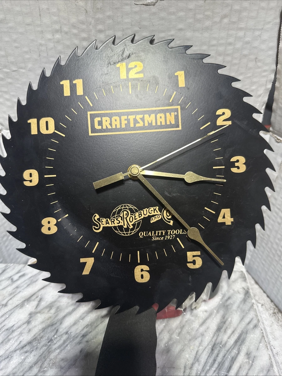 Craftsman Saw Blade Clock for sale | eBay