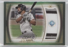 2021 Topps Definitive Collection Jumbo Relic Green 6/15 Jose Abreu #DJR-JA 1d20