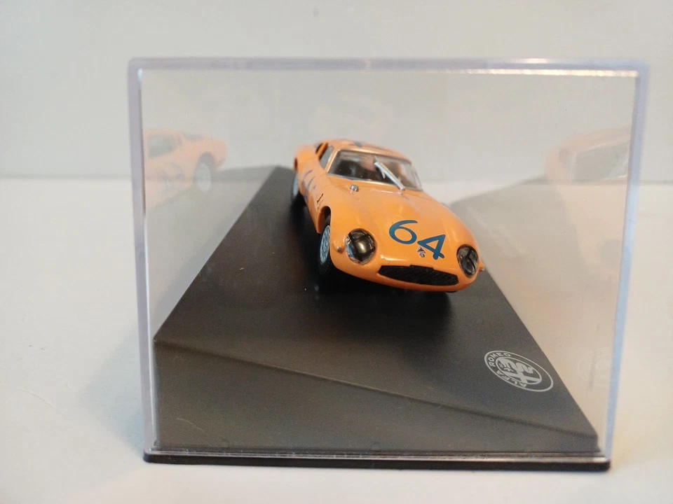 114 Perfect 1/43 Alfa Romeo TZ2 Targa Florio 1965 Centauria Panini Atlas Altaya - Immagine 3 di 4