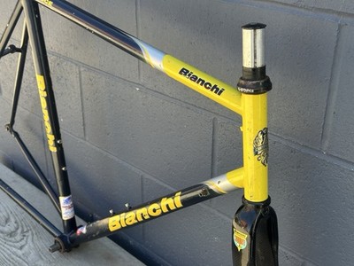 Bianchi Veloce Frameset 59cm Chromoly Carbon Fork 100/130 QR | eBay