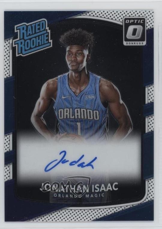 2017-18 Panini Donruss Optic Rated Signatures Jonathan Isaac Rookie Auto RC 1u6