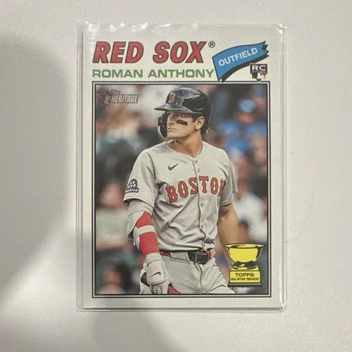 2024 Topps Heritage Roman Anthony Rookie #86 Boston Red Sox Baseball Card