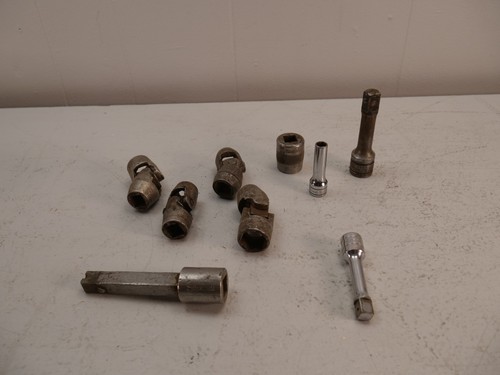 Vintage Snap-on  1/2 inch drive extensions and sockets Lot