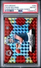2024 Mosaic Caleb Williams #289 Fusion Red & Yellow Choice 13/80 Rookie RC PSA 8