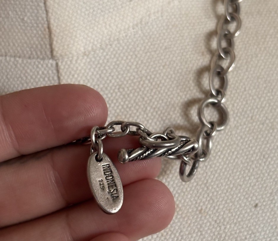 Designer Lois Hill Solid Sterling Silver Dotted F… - image 6