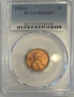 PCGS 1953-S MS65RD Lincoln Cent Penny