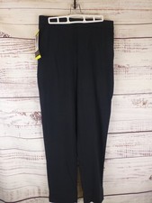Banana Republic Women's Black Tapered Pull On Pants Size 6 Elastic Waist NWT K2A