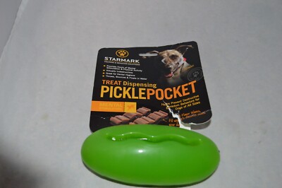 Starmark Treat Dispensing Pickle Pocket for Dogs