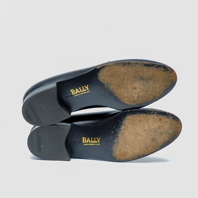 Bally of Switzerland Vintage Black Leather Oxford Dress  display picture 3