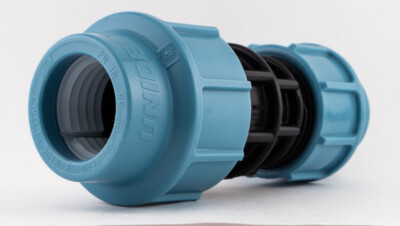PE PP Reduzierte Kupplung | Klemme | PP Fitting | Unidelta | DVGW Trinkwasser