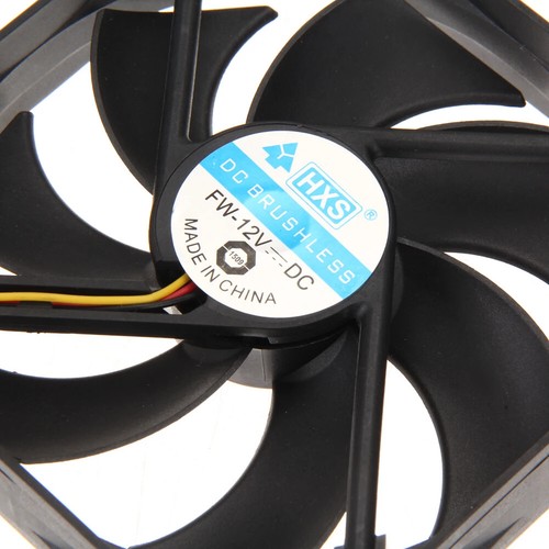 12cm 120mm pour Ventilateur DC Brushless 12V 0.25A 2 Lignes 2 Broches Connecteur Haute Vitesse - Photo 11/24