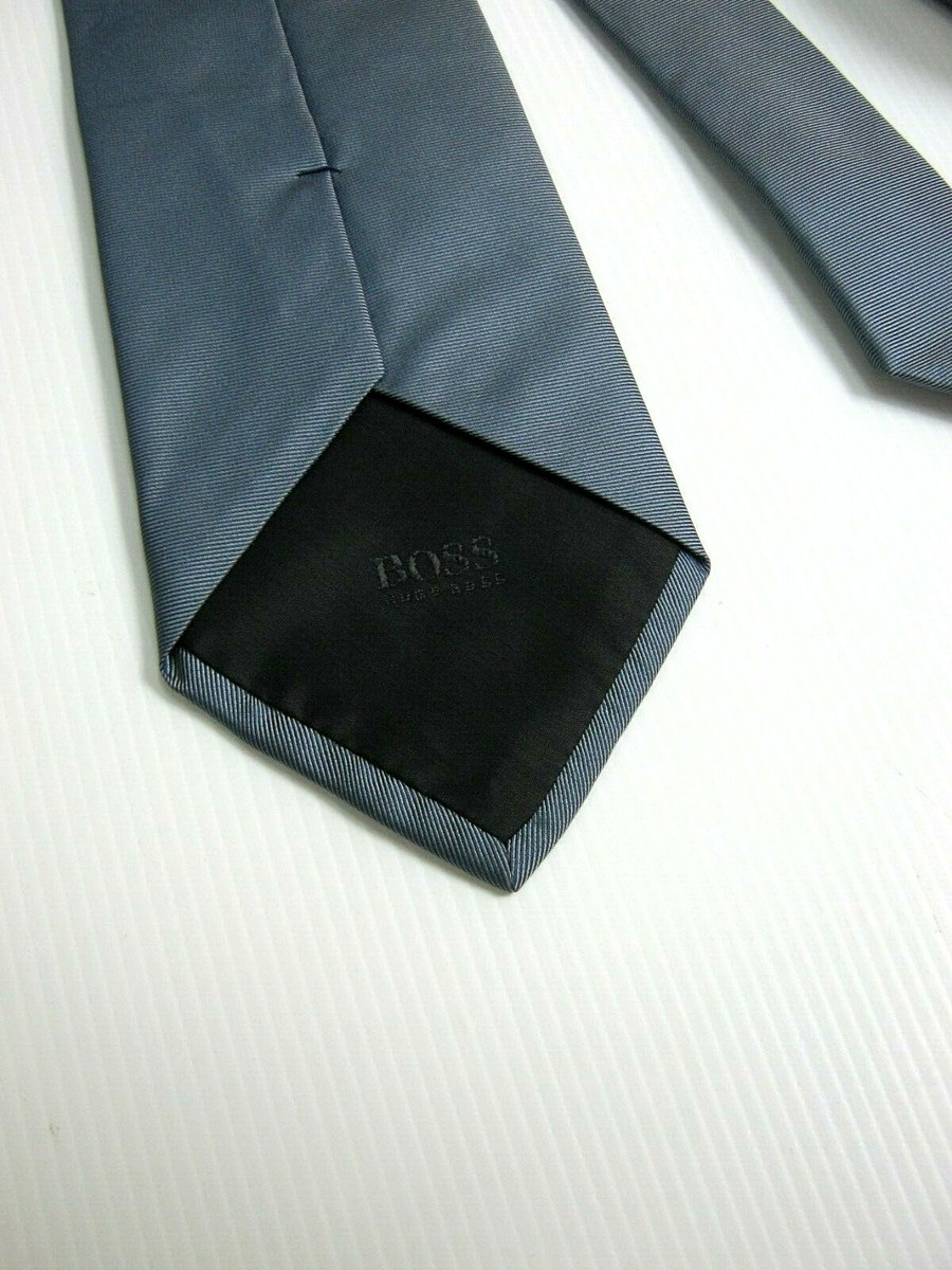 Cravate Hugo Boss Neuve En Soie 100% - Rayures, Made In Italy - Longueur Classique