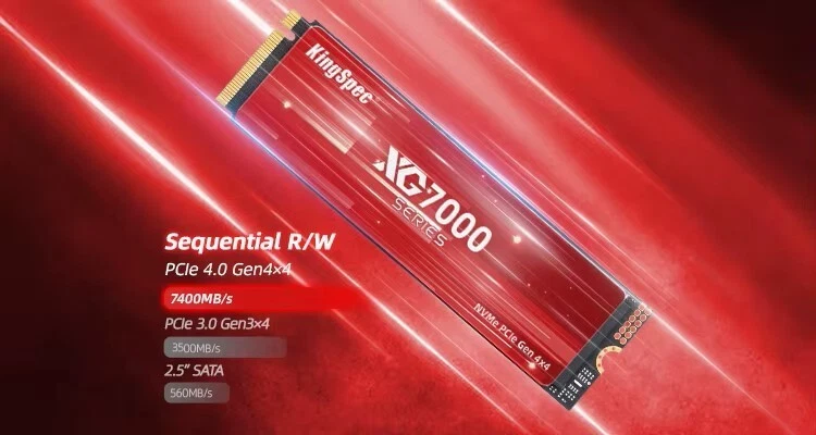 KingSpec M.2 NVMe  4TB - Image 3 of 3