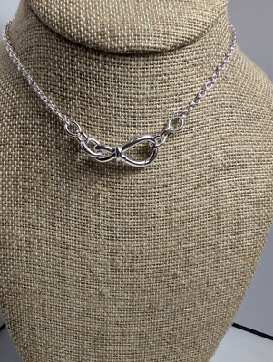 Authentic Pandora Pendant Necklace, Chunky Infinity Knot