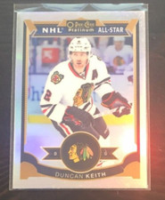 2015-16 O-Pee-Chee Platinum DUNCAN KEITH Rainbow Parallel #124 Blackhawks