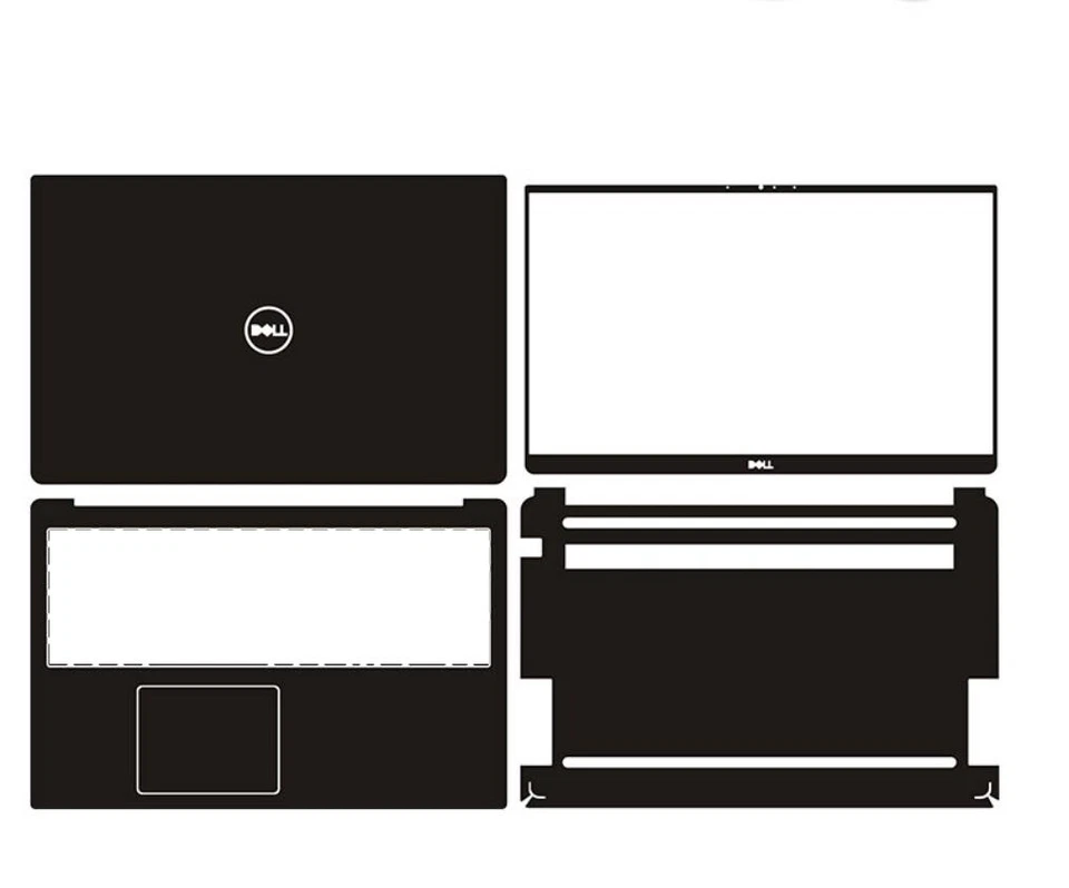 Dazzle Laptop Protector Leather Skin Stickers For Dell Vostro 5590 - Image 2 of 4