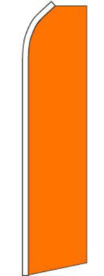 2 Pack Solid Orange Swooper Super Feather Advertising Marketing Flag