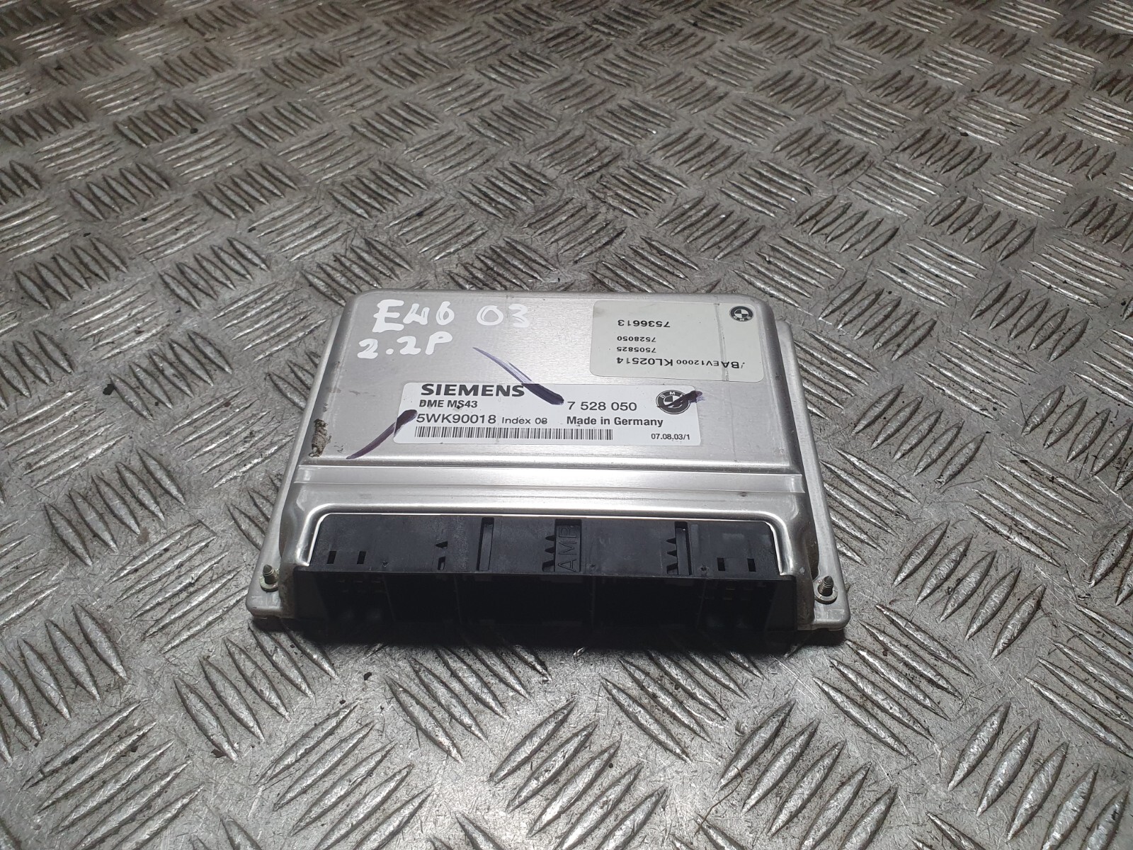 BMW Engine ECU 7528050 5wk90018 DME Ms43 for sale online | eBay 
