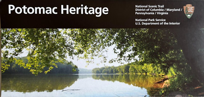 New POTOMAC HERITAGE TRAIL  NATIONAL PARK SERVICE UNIGRID BROCHURE Map  GPO 2020