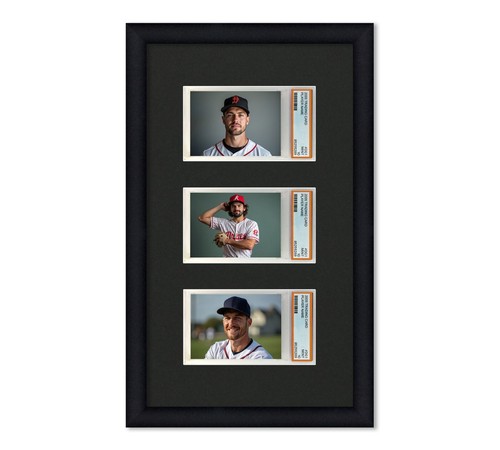 PSA Graded Card Frame Display Holds (3) Slabs Baseball, UV Protection (optional) - Bild 3 von 11