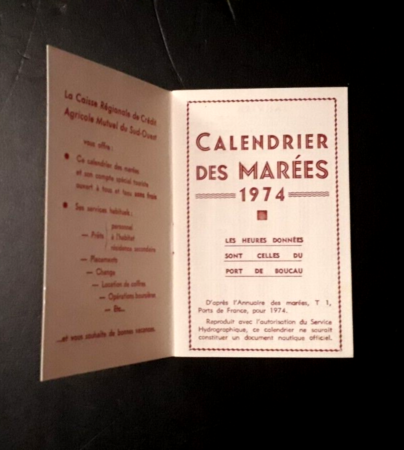 Publicité Ancienne Calendrier 1904 - Double Page Magazine, 50x32 Cm, France