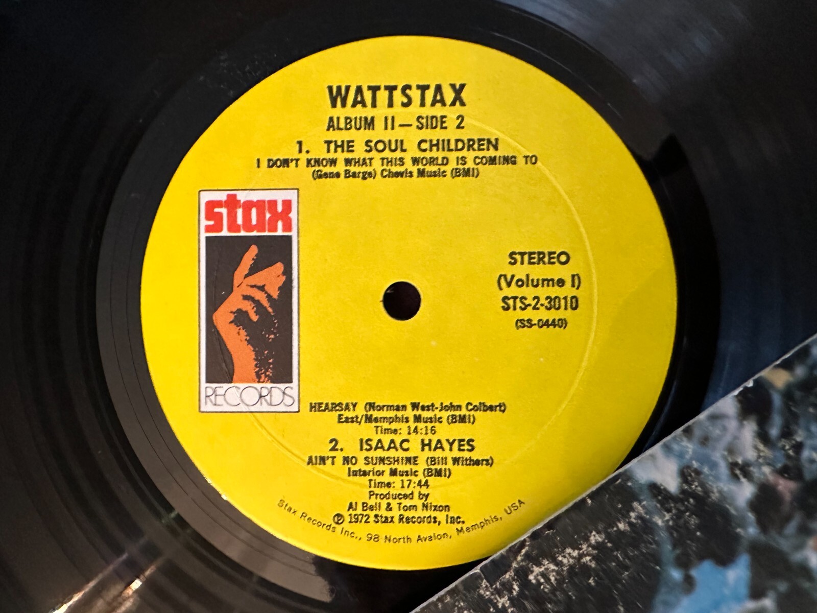 WATTSTAX The Living Word Live 2LP STAX Isaac Hayes BarKays Staples NM