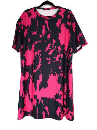 Ensemble Top + Short Camouflage Shein Curve - Taille 1XL/46, 100% Polyester, Neuf Avec étiquettes