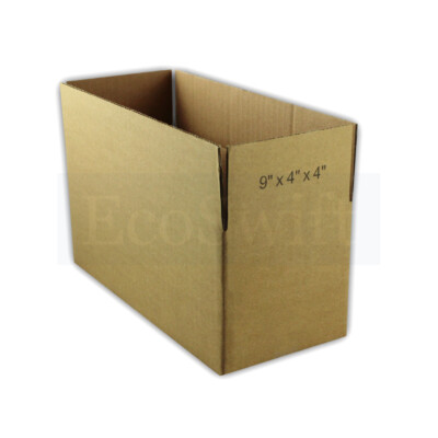 EcoSwift 9x4x4 Corrugated Cardboard Boxes – Pack Of 45, Lightweight Shipping Cartons