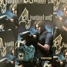 Resident Evil 4 PS2 PlayStation 2 Instruction Manual Only