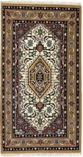 Handmade Floral Tribal Indo-Bidjar Rug Oriental Farmhouse Small Carpet 3X5'6 ft
