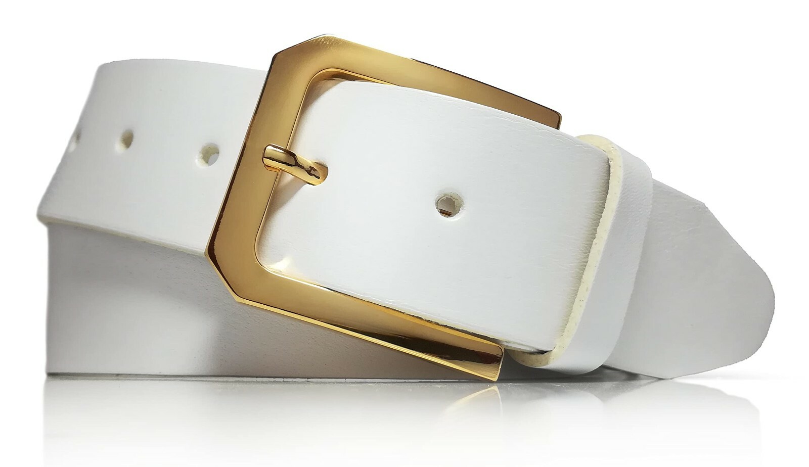 almela- Cinturón de mujer en legítima Cuero vaquetilla - 4 cm de ancho | eBay