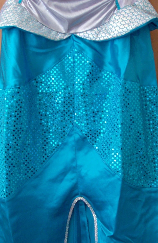 DISNEY Ariel The Little Mermaid Adult Costume + Wig Plush Tail – Size M – NWT - Image 4 of 4