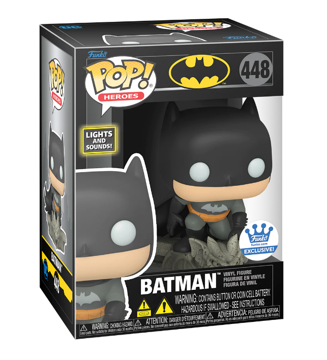 DC - 限定FUNKO POP!  バットマン　トゥーフェイス&amp; リドラー　蓄光限定版 FUNKO POP! #448 DC-Comics Batman Lights And Sound Funko