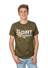 TecMATE Men's T-Shirt (Military Green, Large)