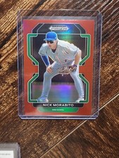 Nick Morabito 2022 Prizm Draft Picks RED Prizm Refractor METS TOP PROSPECT 