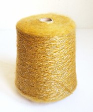 Shiny Italian Mohair Sequin Yarns, 1.54 lb / 700 grams cone