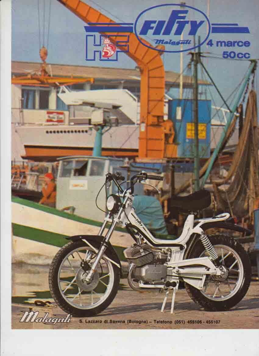 advertising Advertising-MOTORCYCLE MALAGUTI FIFTY HF 1976-MOTOITALIANE  EPOC