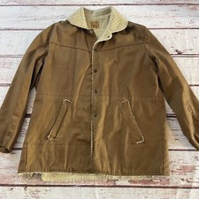 1950s Vintage Bay River San Jose Jacket Sherpa Size Large/XL Men s Made In USA