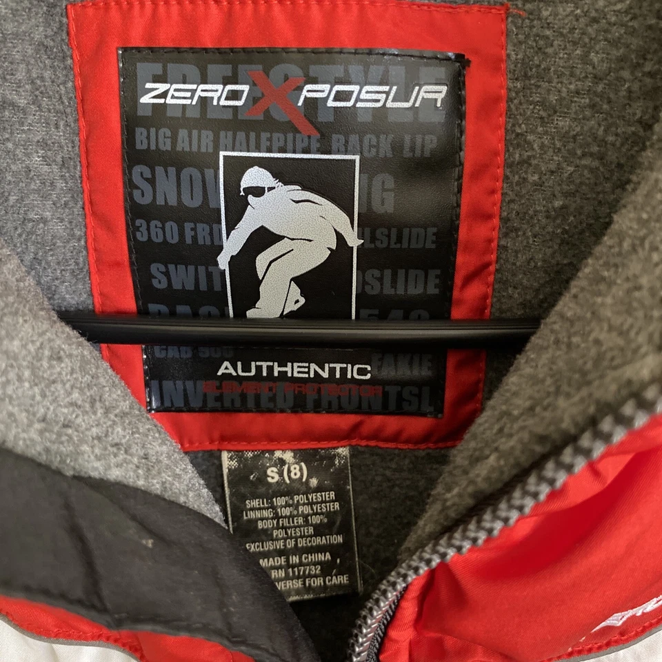 Chaleco de invierno para niños de Zero X Posur ropa deportiva AUTÉNTICO 3 colores talla S (8) Foto 4 de 4