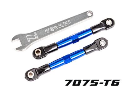Traxxas 2444X Camber Links, Front/Tubes Blue-Anodized 7075-T6:Drag Slash