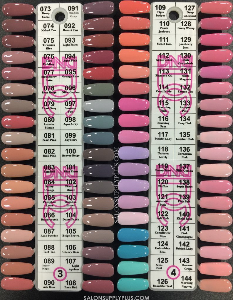 DND DC Swatch Collection 3 36 Colors 73 To 108 , 44 OFF