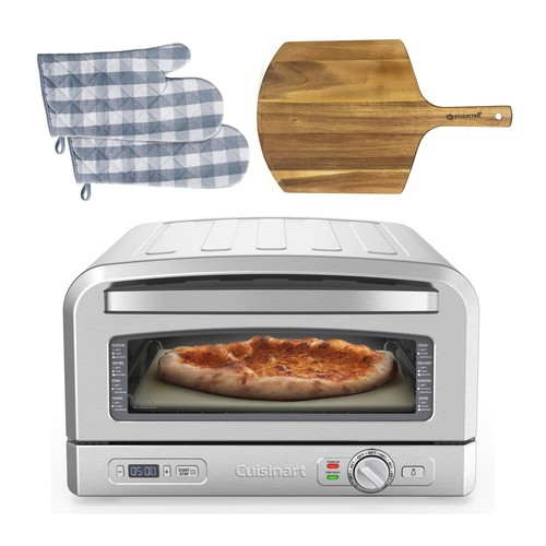 Cuisinart Indoor Portable Countertop Pizza OvenPizzacraft Wood Pizza Peel