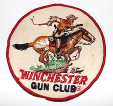 Winchester Gun Club large embroidered advertising patch