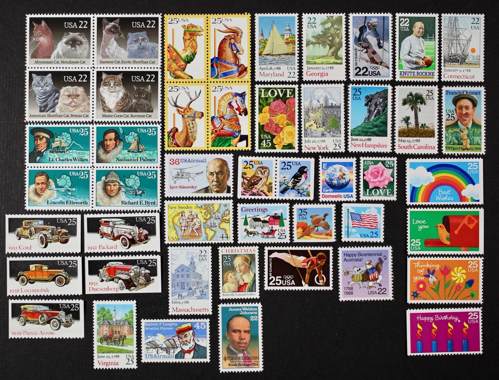 USPS Harvey Milk Forever Stamps - Full Pane Of 20 Commemorative Postage Stamps
